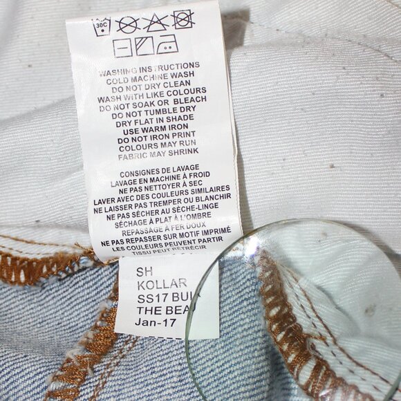 Kollar Men  handcrafted stretch denim slim  Jeans pull on size 32 - Picture 7 of 9